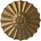 Ekena Millwork Shakuras Ceiling Medallion (Fits Canopies up to 1 3/8"), Hand-Painted Pale Gold, 9"OD x 1 3/8"P CM09SHPAS - alternate 1